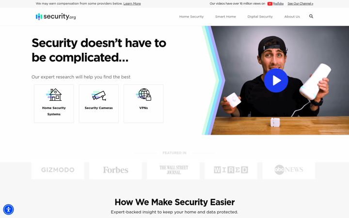 Screenshot ta' security.org