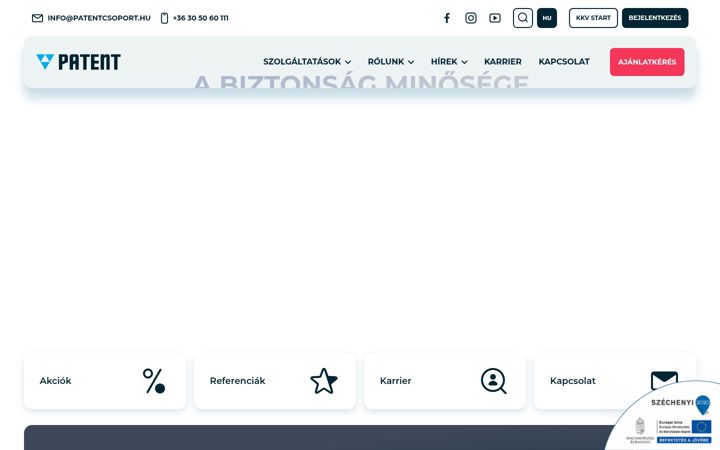 Screenshot of securitypatent.hu