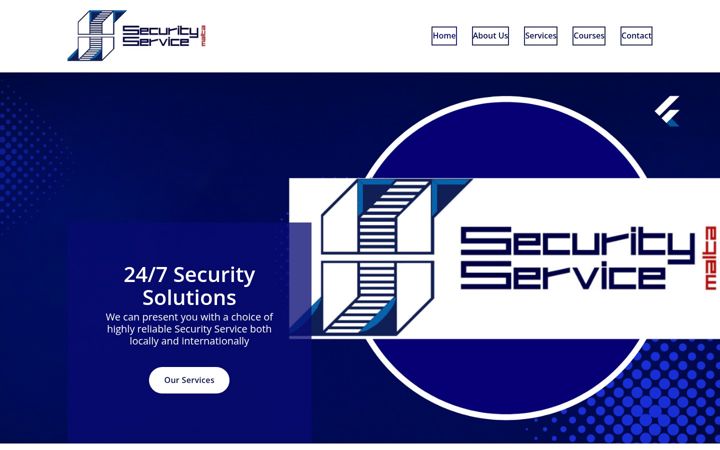 Екранна снимка на securityservicemalta.com