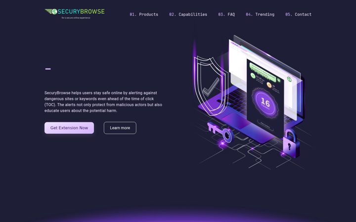 Screenshot of securybrowse.com
