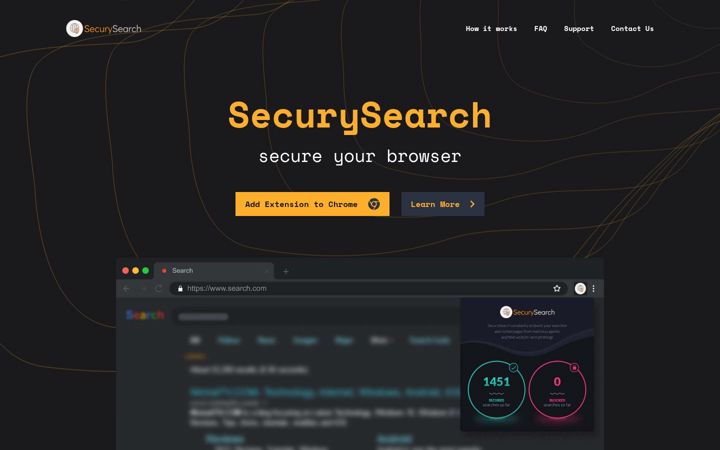 Skærmbillede af securysearch.com