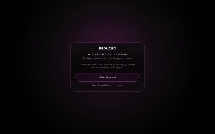 Screenshot of seduced.com