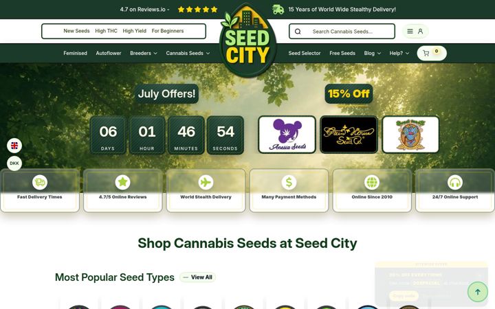 Screenshot of seed-city.com