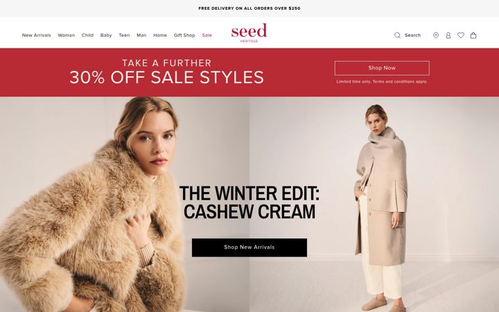 Screenshot of seedheritage.com