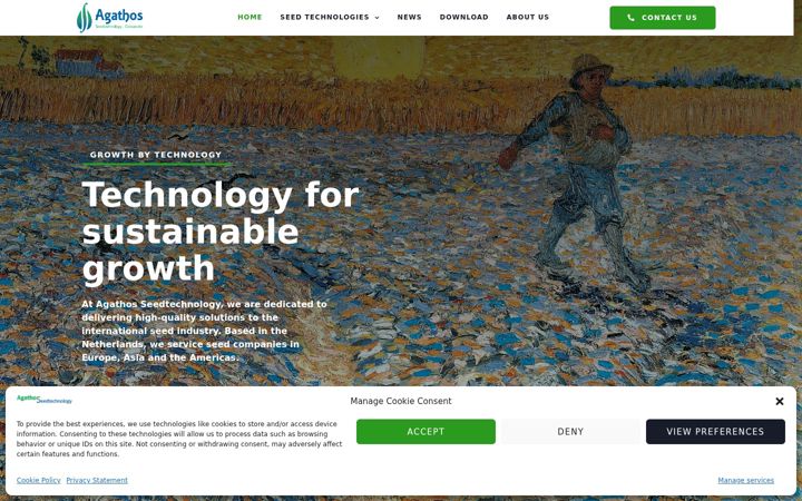 Screenshot of seedtech.eu