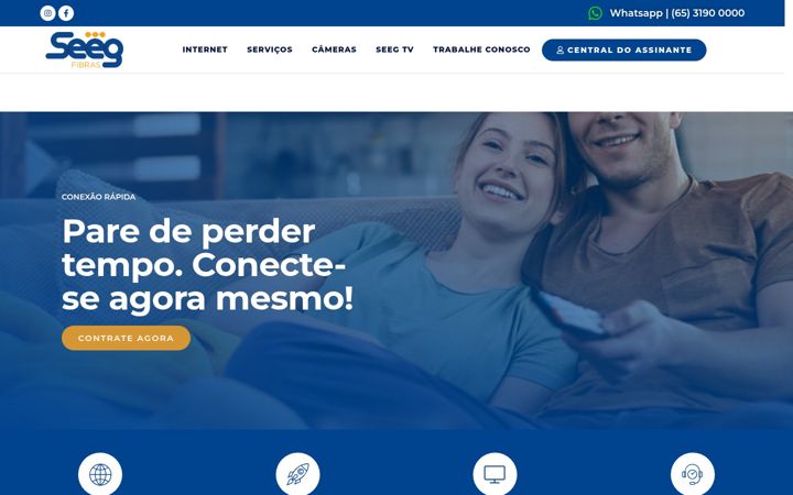 Screenshot von seegfibras.com.br