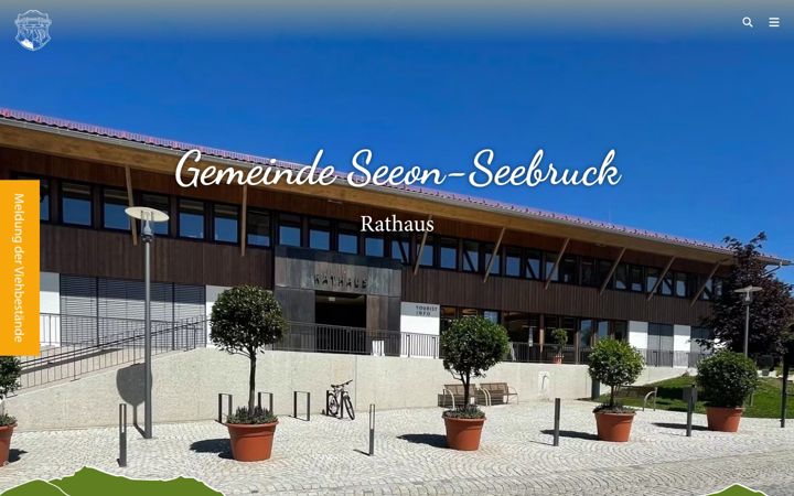 Screenshot von seeon-seebruck-rathaus.de