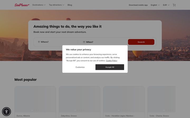 Képernyőkép: seeplaces.com