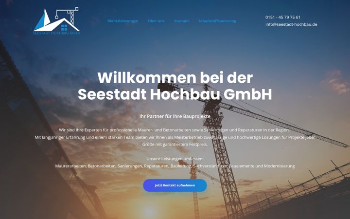 Ekraanipilt saidist seestadt-hochbau.de