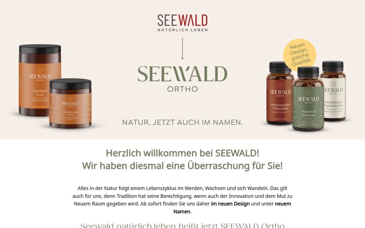 Snímek obrazovky seewald-nemroyal.com