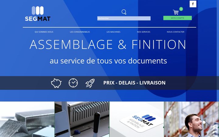 Screenshot of segmat.fr