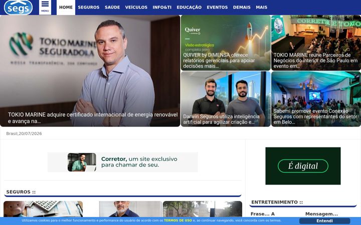 Screenshot of segs.com.br