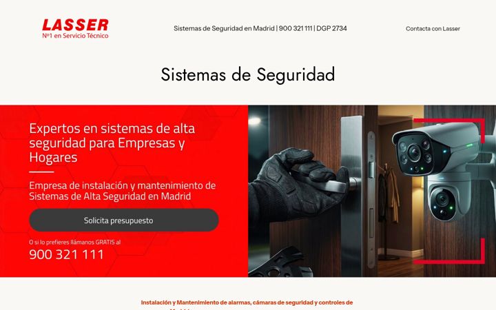 Screenshot of seguridadlasser.com