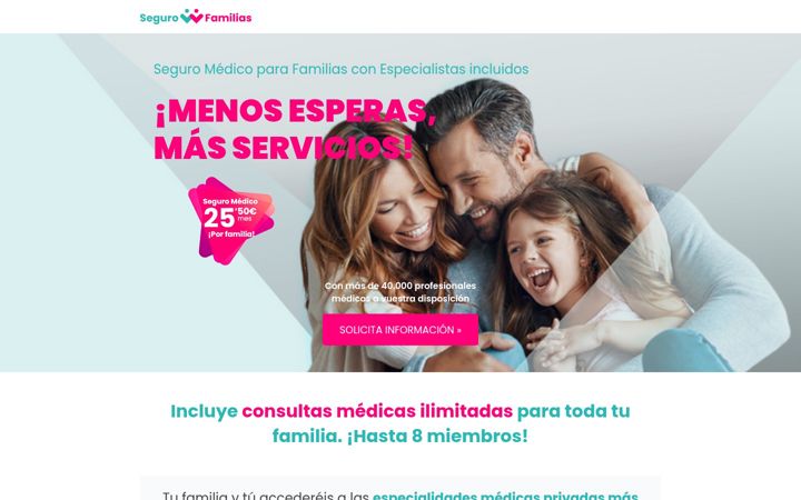 Screenshot of segurofamilias.com