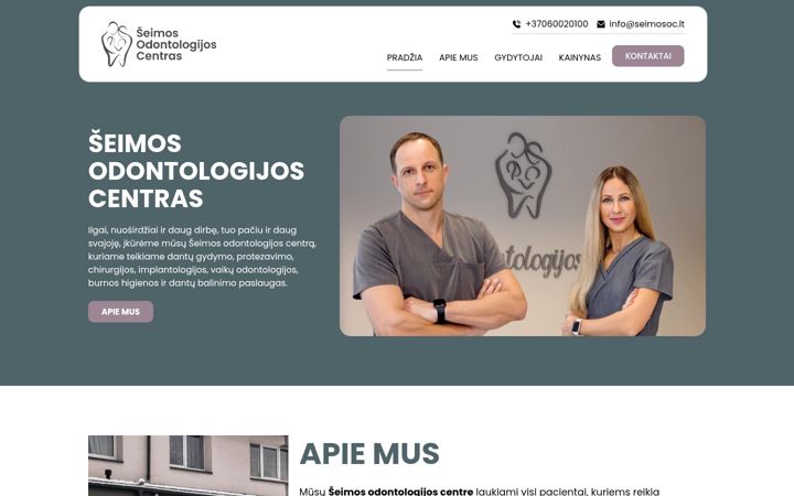 Screenshot of seimosoc.lt