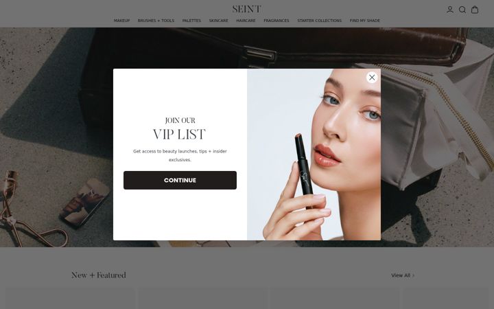 Kuvakaappaus sivustosta seintofficial.com