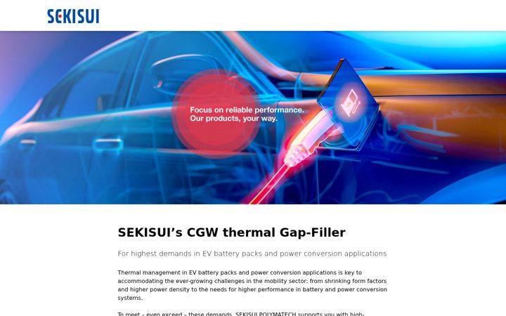 Skjermbilde av sekisui-cgw-gap-filler.com