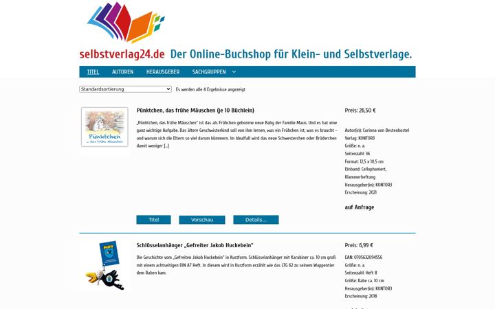 Screenshot ta' selbstverlag24.de