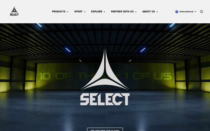 Screenshot of select-sport.com