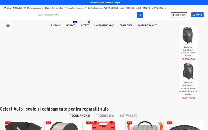 Екранна снимка на selectauto.ro