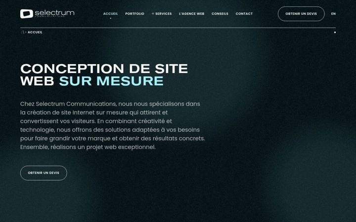 Screenshot of selectrum-serv5.ca