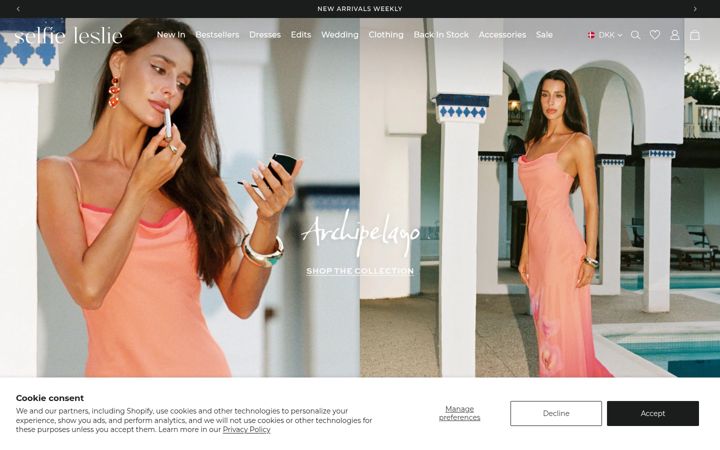 Screenshot of selfieleslie.com