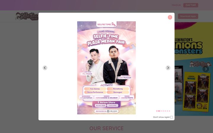 Screenshot of selfietime.id
