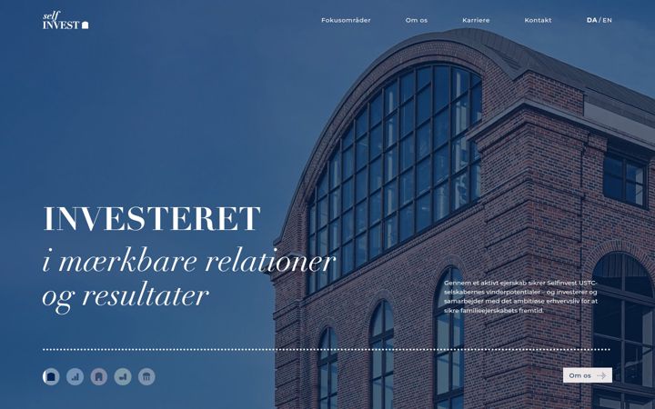 Ekraanipilt saidist selfinvest.dk