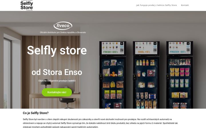 Екранна снимка на selflystore.cz