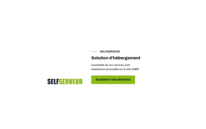 Screenshot of selfserveur.com