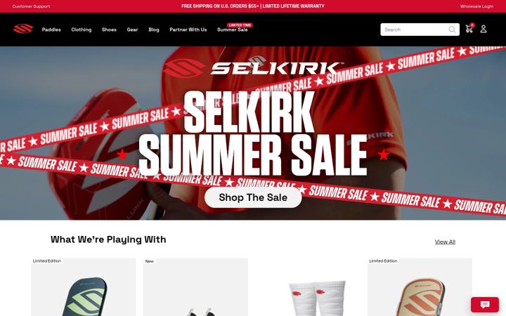 Screenshot of selkirk.com