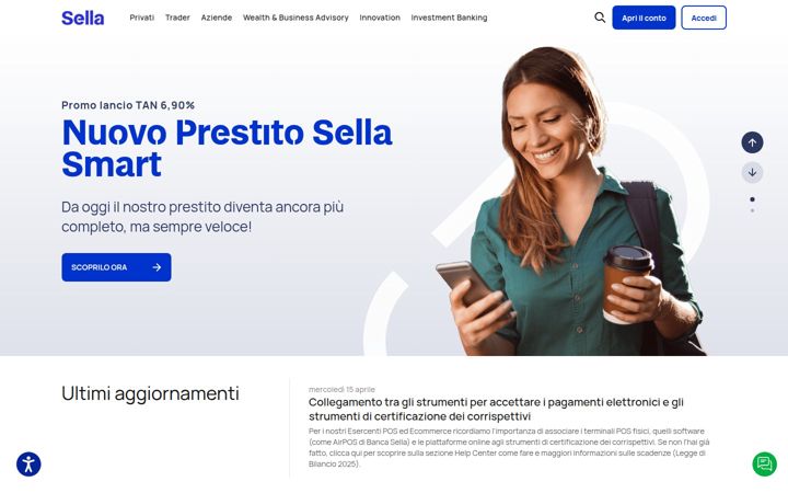 Screenshot of sella.it