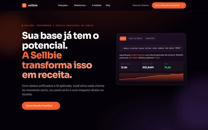 Screenshot of sellbie.com.br