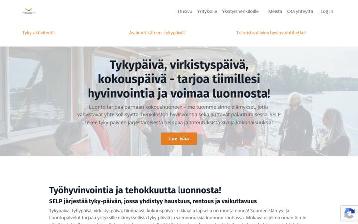 Screenshot of selp.fi