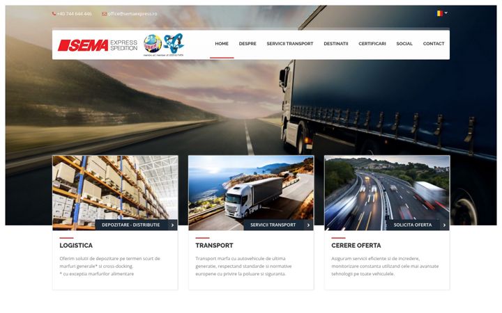Posnetek zaslona semaexpress.ro