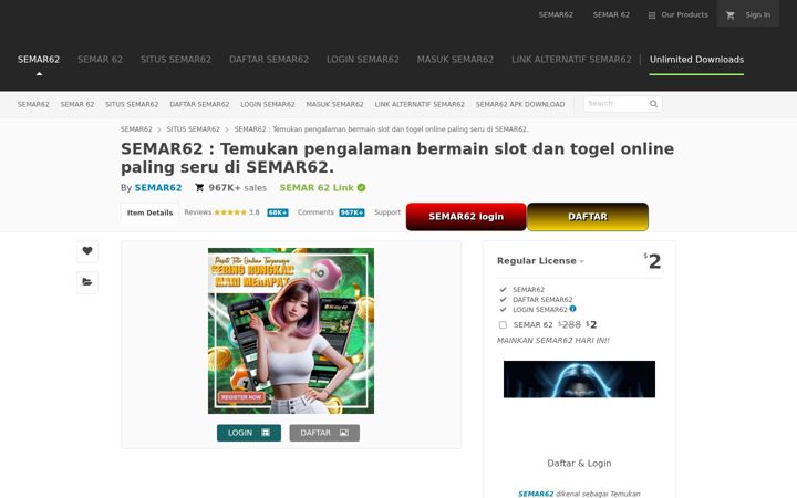 Screenshot of semar62.com