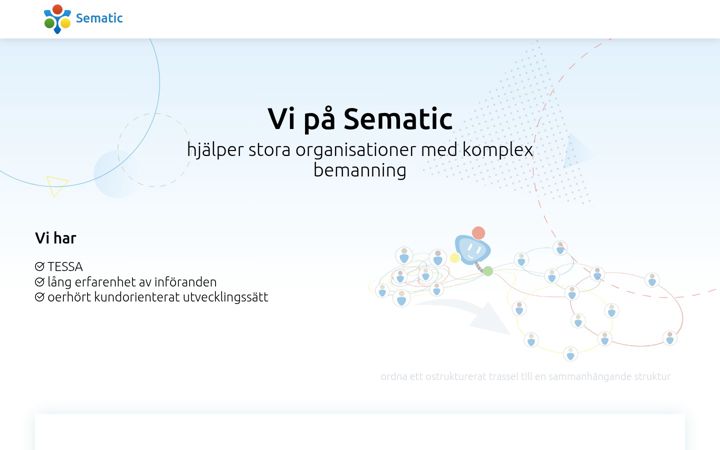 Snímek obrazovky sematic.se