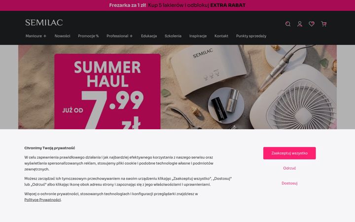 Screenshot of semilac.pl