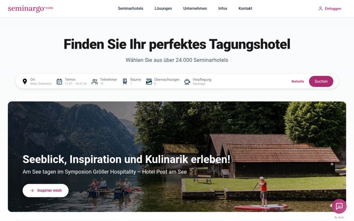 Screenshot von seminargo.com