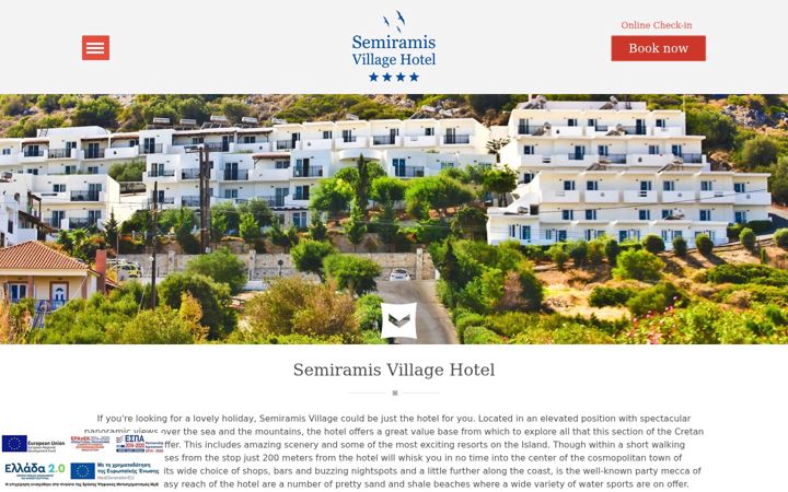 Ekrano kopija semiramisvillagehotel.gr
