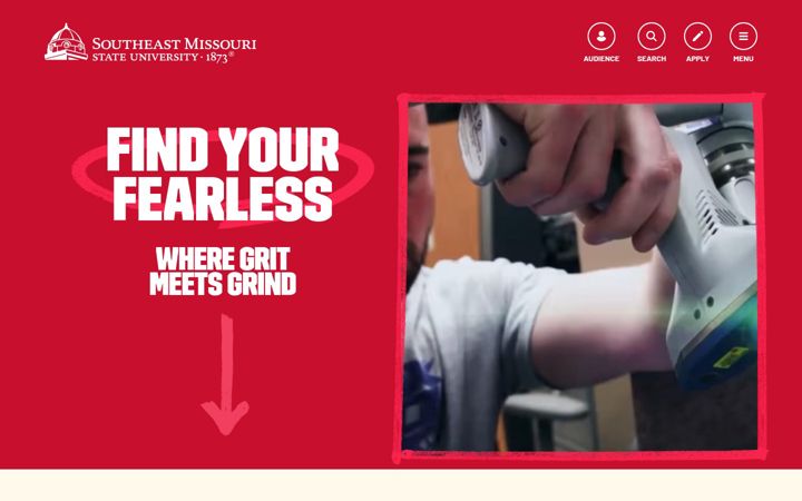 Screenshot of semo.edu