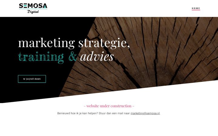 Screenshot of semosa.nl
