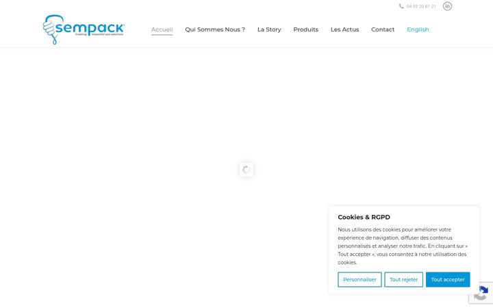 Screenshot of sempack-packaging.fr