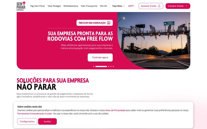 Screenshot of sempararempresas.com.br