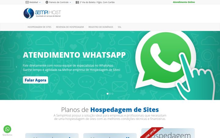 Screenshot of sempihost23.com.br