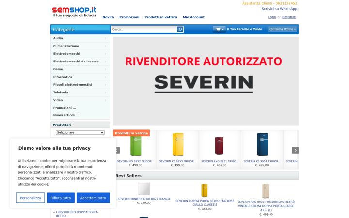 Screenshot di semshop.it