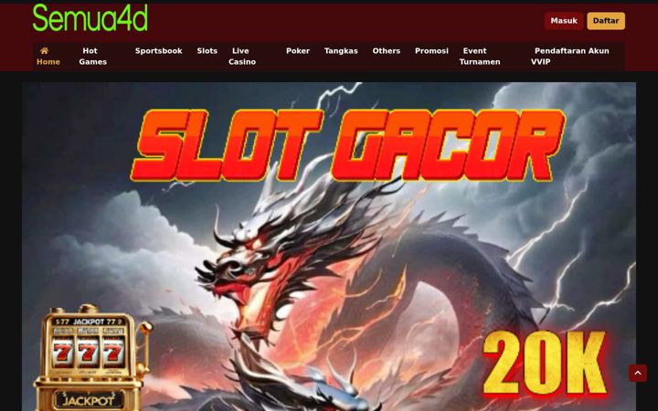 Screenshot of semua4d.net