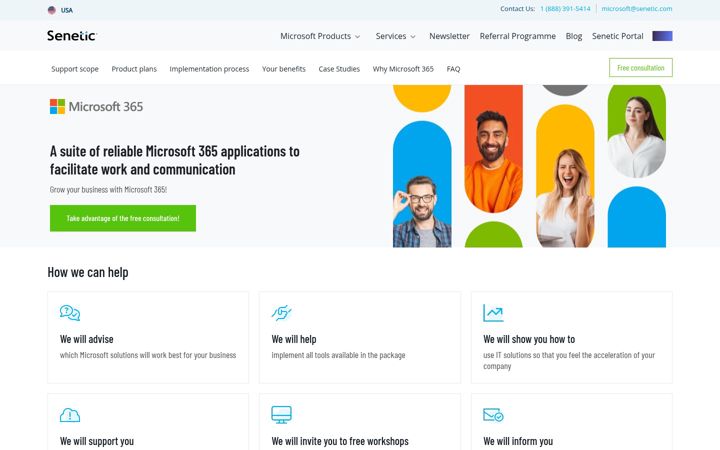 Screenshot of senetic.com