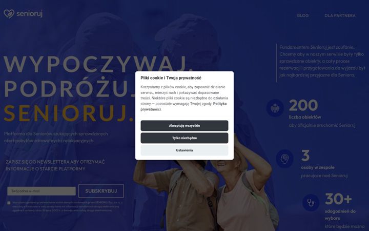 Screenshot of senioruj.pl