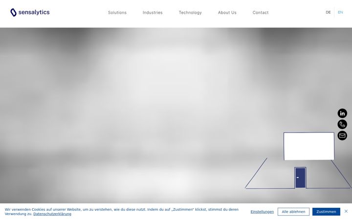Screenshot of sensalytics.io